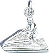 Sterling Silver Jet Ski Charm