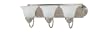 Nuvo Lighting 60/3209 Ballerina Vanity Light with Alabaster Glass, Brushed Nickel, 24-Inch 3-Light
