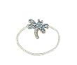 Toe Ring - T15 - Crystal Illusion - Dragonfly ~ Lt. Sapphire (Blue)