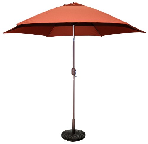 patio umbrella-TropiShade 9-Feet Bronze Aluminum Market Rust Polyester Umbrella cover (no storage bag)