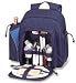 Outdoor Living : Adventurer Picnic Backpack for Two - Green - Picnic At Ascot