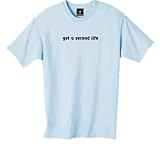 get a second life 100% Cotton Unisex Tee with funny Keep it Unreal Joke Design