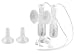 Ameda Purely Yours Replacement Parts Kit BPA FREE - XXLarge (36.0 mm)/ Insert (32.5 mm)