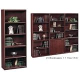 Sauder(R) Cornerstone Open Bookcase, 72 1/2in.H x 29 1/4in.W x 11 1/2in.D, Cherry