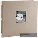 The CORTINA LUXE Stitched scrapbook in PlatinumRed by Kolo