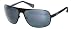 Tres Noir Matte Gunmetal BARRACUDA Sunglasses w/ Smoke Lens