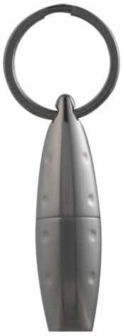 Big Easy 7mm Twist Bullet Cigar Punch with Key Ring Attachment in an Attractive Gift Box Gunmetal