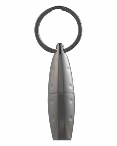Big Easy 7mm Twist Bullet Cigar Punch with Key Ring Attachment in an Attractive Gift Box Gunmetal
