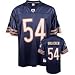 Brian Urlacher Youth Jersey: Reebok Navy Replica #54 Chicago Bears Jersey - Small (8)