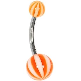 BELLY - Manadarin BEACH BALL Banana Belly Ring by 
