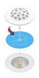 Mildont® Bathtub Mold / Mildew Bath and Shower Drain Intake Restrictor Valve | Mold and Mildew Remover | Model 503A | 100-Pack