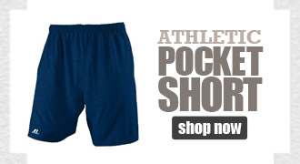 Russell Athletic Men's Athletic Pocket Shorts 