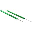 Pick Single Ended, Pointed Green Handle 2pc
