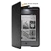 Étui en cuir avec lampe intégrée Amazon pour Kindle Touch - Noir