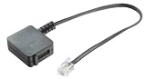 Produkt-Bild: Vivanco Telefonadapter (TAE-F Kupplung - RJ 11 Stecker)