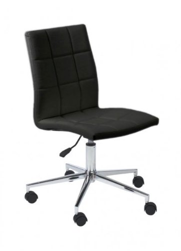 CYD Office Chair (Black and Chrome) (39.4