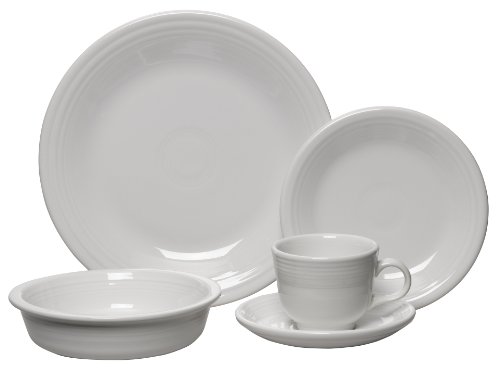 Fiesta 5-Piece Place Setting, White