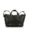 Luana Daniela - Black Washed Leather Satchel Bag