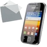 Samsung Galaxy Y Blendschutz/Matt Schutzfolie (2er Pack) + Gratis Reiningunstuch