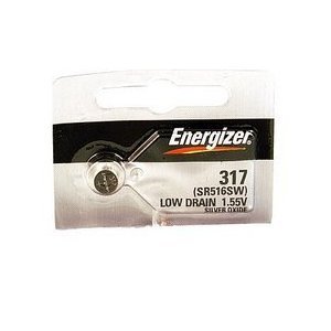 Energizer 317 Button Cell Silver Oxide SR516SW Watch Battery