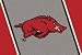 Arkansas Razorbacks Running Razorback 5' 4x 7' 8 Team Spirit Area Rug