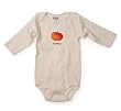 Kee-Ka Organic L/S Bodysuit Pumpkin, 3-6 Months