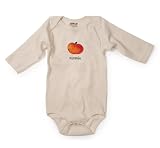 Kee-Ka Organic L/S Bodysuit Pumpkin, 6-12 Months