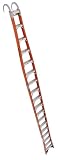 Werner TPF18-1 18-Foot 300-Pound Duty Rating Fiberglass Tapered Posting Ladder