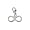 Rembrandt Charms Infinity Charm with Lobster Clasp, Sterling Silver