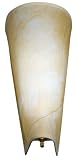 Exciting Lighting EZ1000 Wireless Wall EZ Sconce, Textured Rice Paper Cone Shade