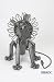 Yardbirds Lion Metal Sculpture