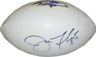Joe Flacco Signed Ravens Football
