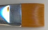 Snazaroo Face Painting Products B-40006 JUMBO FLAT BRUSH-Lt Blu Handle