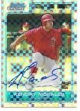 2006 Bowman Chrome Prospects X-Fractors #BC240 Kendry Morales AU - Los Angeles Angels (Autographed Card - Serial #'d to 1) (Baseball Cards)