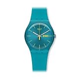 Cheap Deals on  Swatch Unisex Originals SUOL700 Resin Quartz Watch with Blue Dial