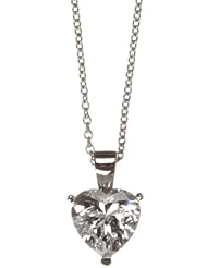 Crislu Heart Pendant (3.00 cttw)