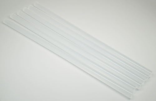 HS-103 UltraClear(TM) Glue Sticks For Hobby & Crafts, 7/16'' dia x 12'' Long, 5 Lbs Bulk Carton (Approx. 75 Sticks)