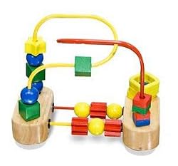 MELISSA & DOUG DELUXE FIRST BEAD MAZE