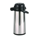 Coffee Airpot (Stainless Steel w/ Black) (2.2L)