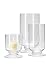 LSA LARA STORM LANTERN 30cm CLEAR