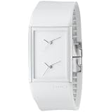 Philippe Starck PH5024 Unisex White Dial White Pu Strap Watch