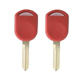 2004 04 FORD CROWN VICTORIA **PAIR OF UNIQUE HOT RED**REPLACEMENT TRANSPONDER CHIP... 