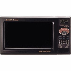 900 Watt .9 cu. ft. Double Grill Black Convection Microwave Oven