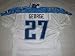 Eddie George Tennessee Titans Authentic Reebok NFL Football Jersey (White)