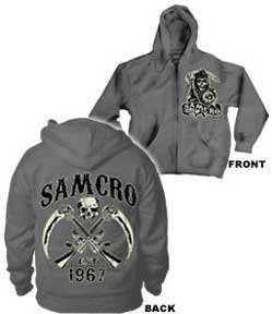 Sons of Anarchy TV Show Samcro Adult Pull-Over Hoodie