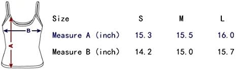 Vinne Ovo Drake Women's Spaghetti Top Supersoft Camisole Cotton Black S