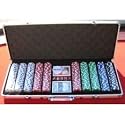 500pc Casino Style Chip Set and Case