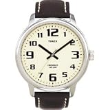  : Timex Men's Brown Leather Easy Reader Watch #T28201
