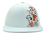 Texas Longhorns NCAA White Hot Corner Fitted Hat (X-Large)