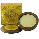 Shaving Soap in Wooden Bowl Sandalwood